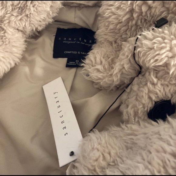 NWT Anthropologie Sanctuary Raquel Teddy Coat Jacket - Picture 6 of 8